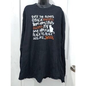 Hocus Pocus Halloween Black Long Sleeve tee size 2x
“Twist the Bones…”